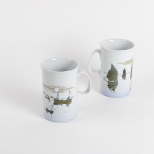 Dunoon ceramic mugs with nautical theme